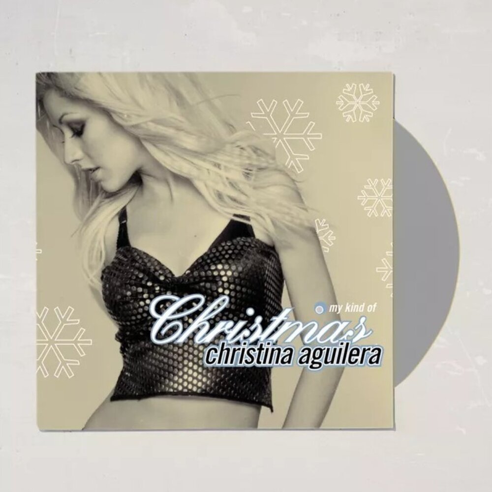 Christina Aguilera My Kind Of Christmas Limited LP Silver Vinyl Record Album New
